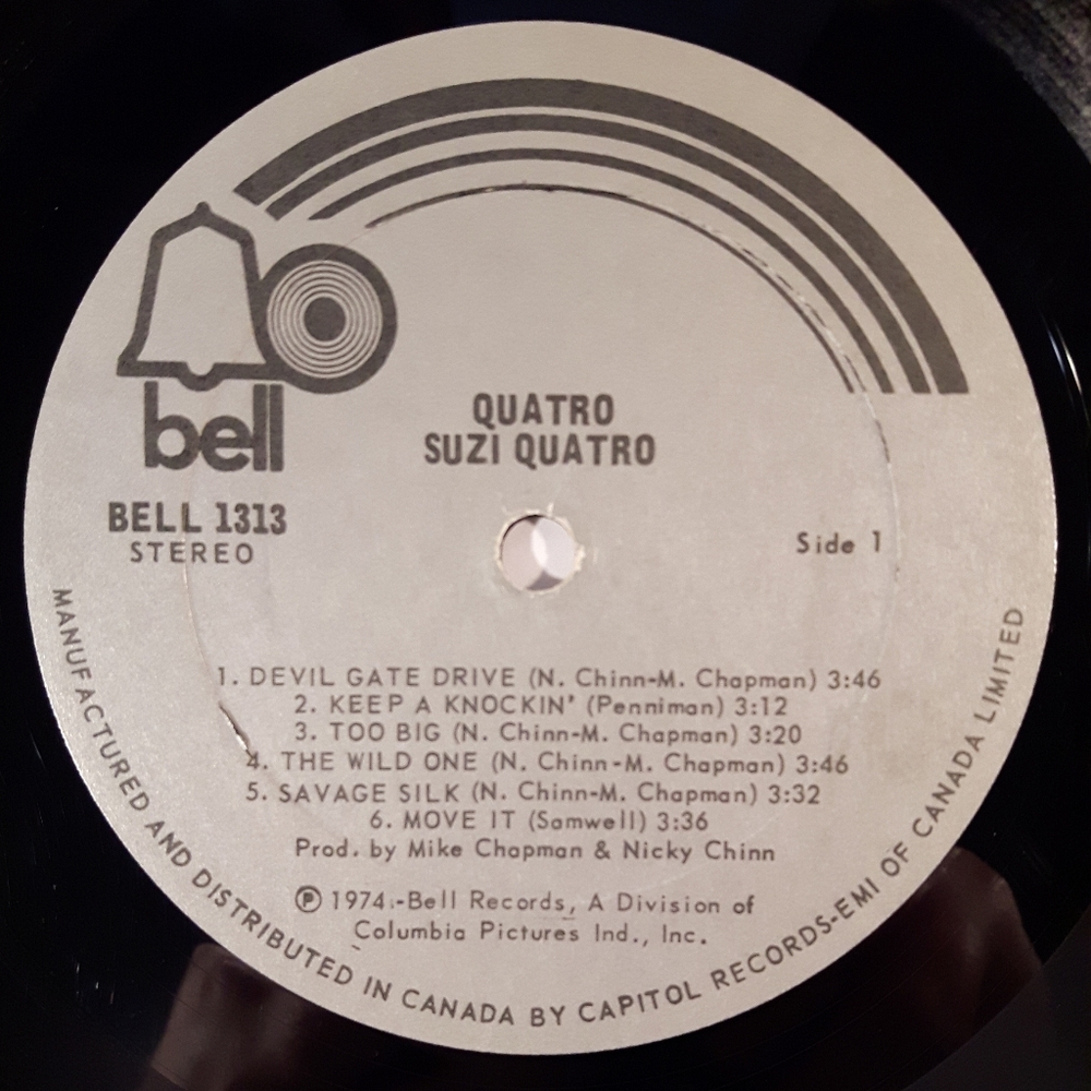 Suzi Quatro - Quatro - Vinyl LP Record - Picture 3 of 4